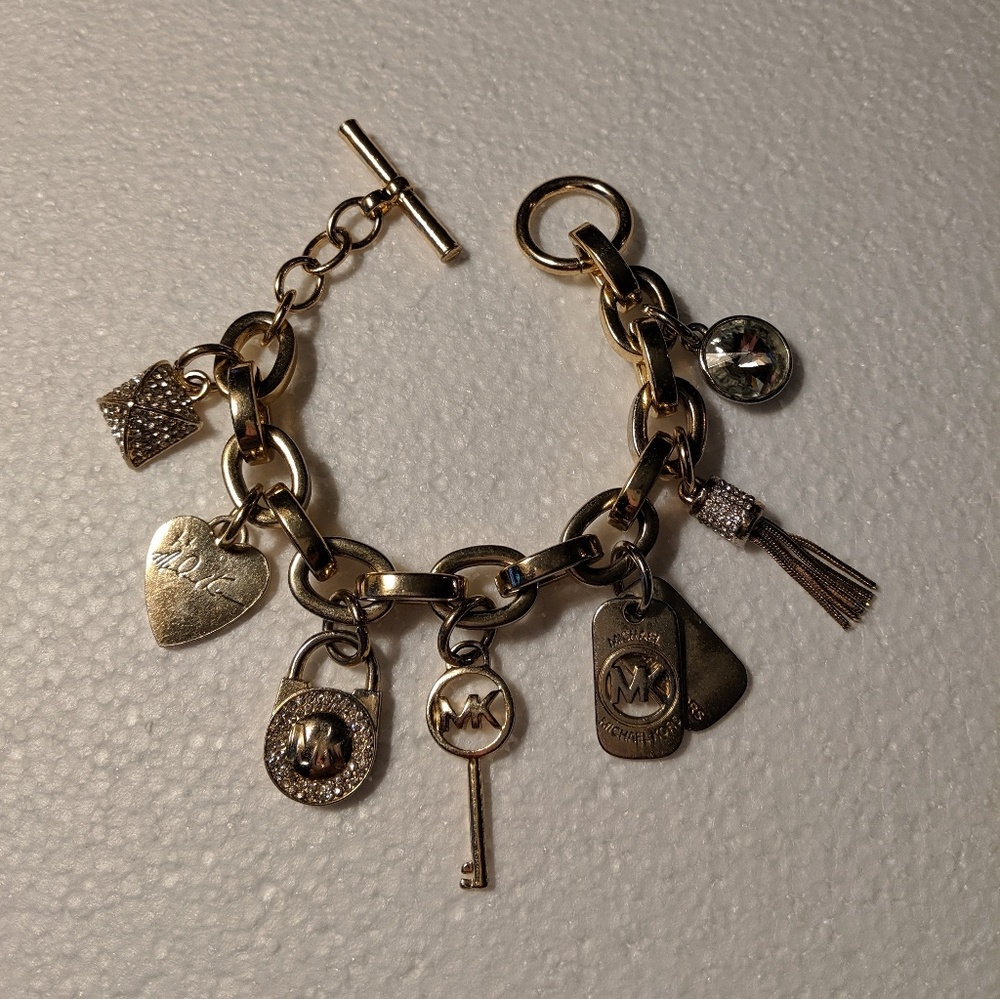 Michael Kors Gold Charm Bracelet